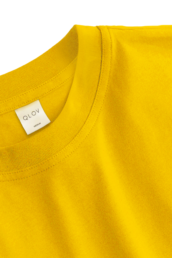 LAZY LOOP (MUSTARD) OVERSIZED T-SHIRT