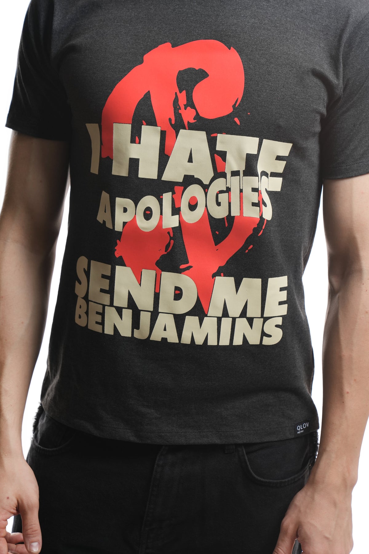 I HATE APOLOGY (CHARCOAL) T-SHIRT