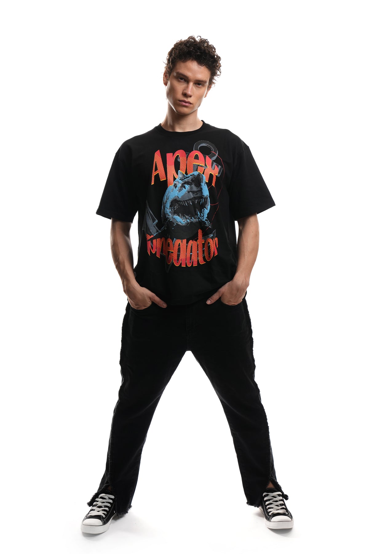 APEX PREDATOR (BLACK) OVERSIZED T-SHIRT