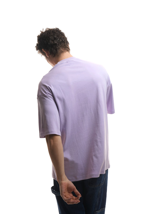 SOLID (LILAC) OVERSIZED T-SHIRT