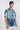 Blue Ocean printed half sleeves cuban collar shirt