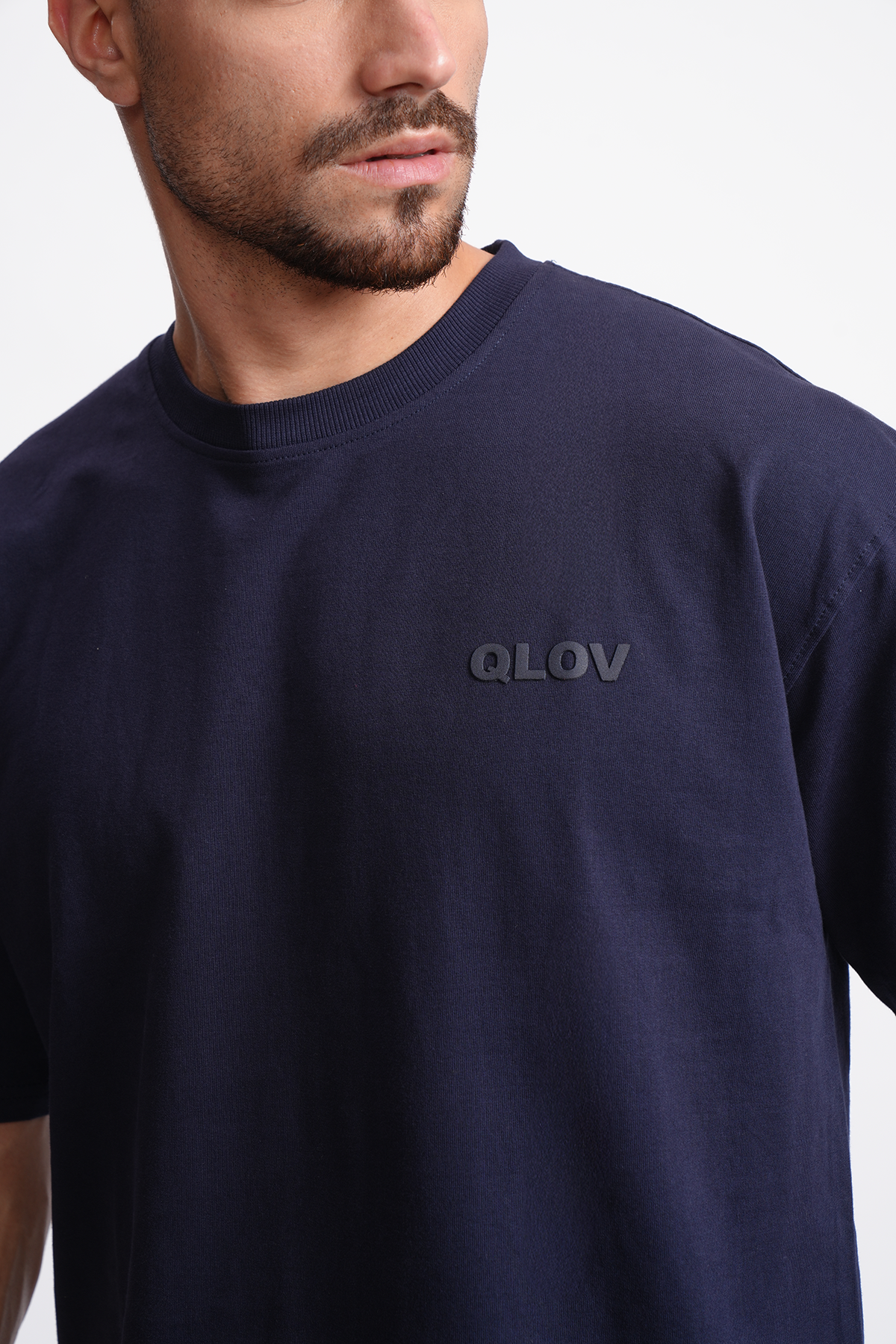 SOLID (INK BLUE) OVERSIZED T-SHIRT