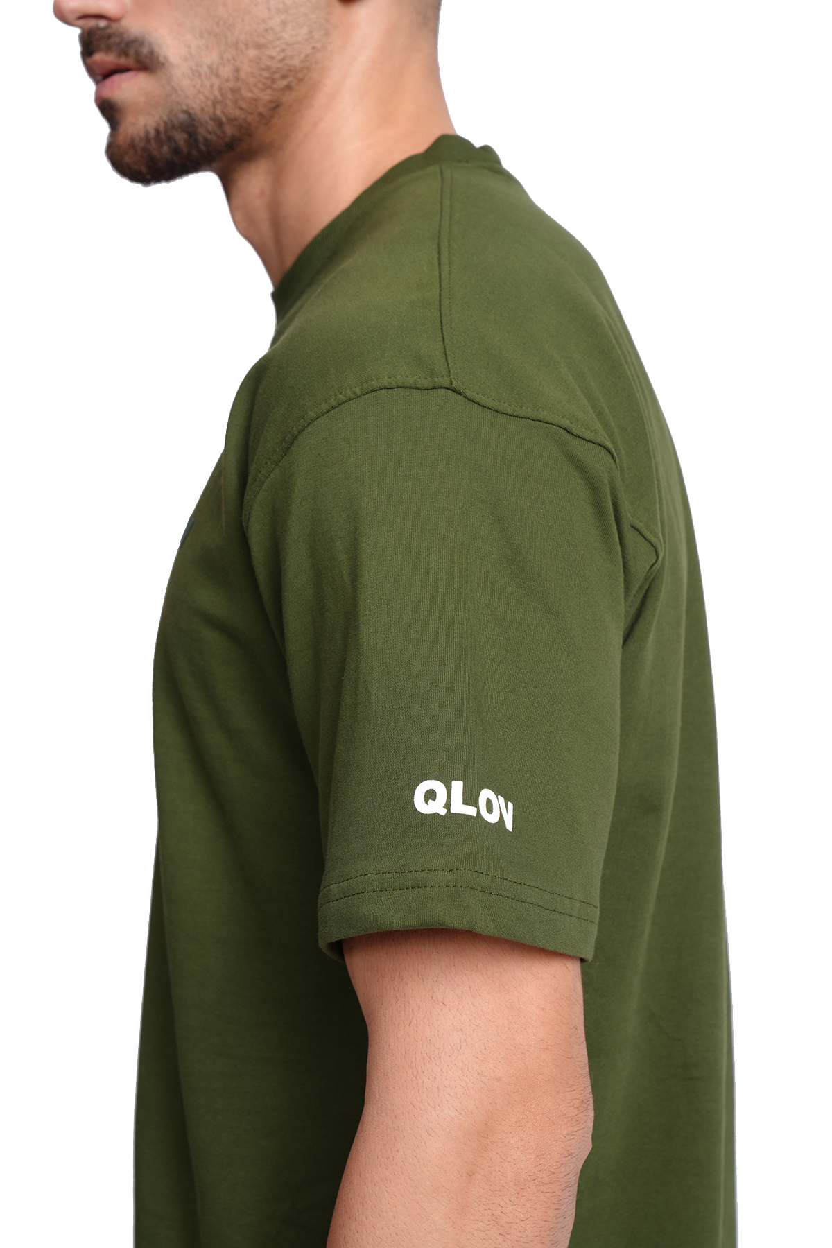 SOLID (OLIVE) OVERSIZED T-SHIRT