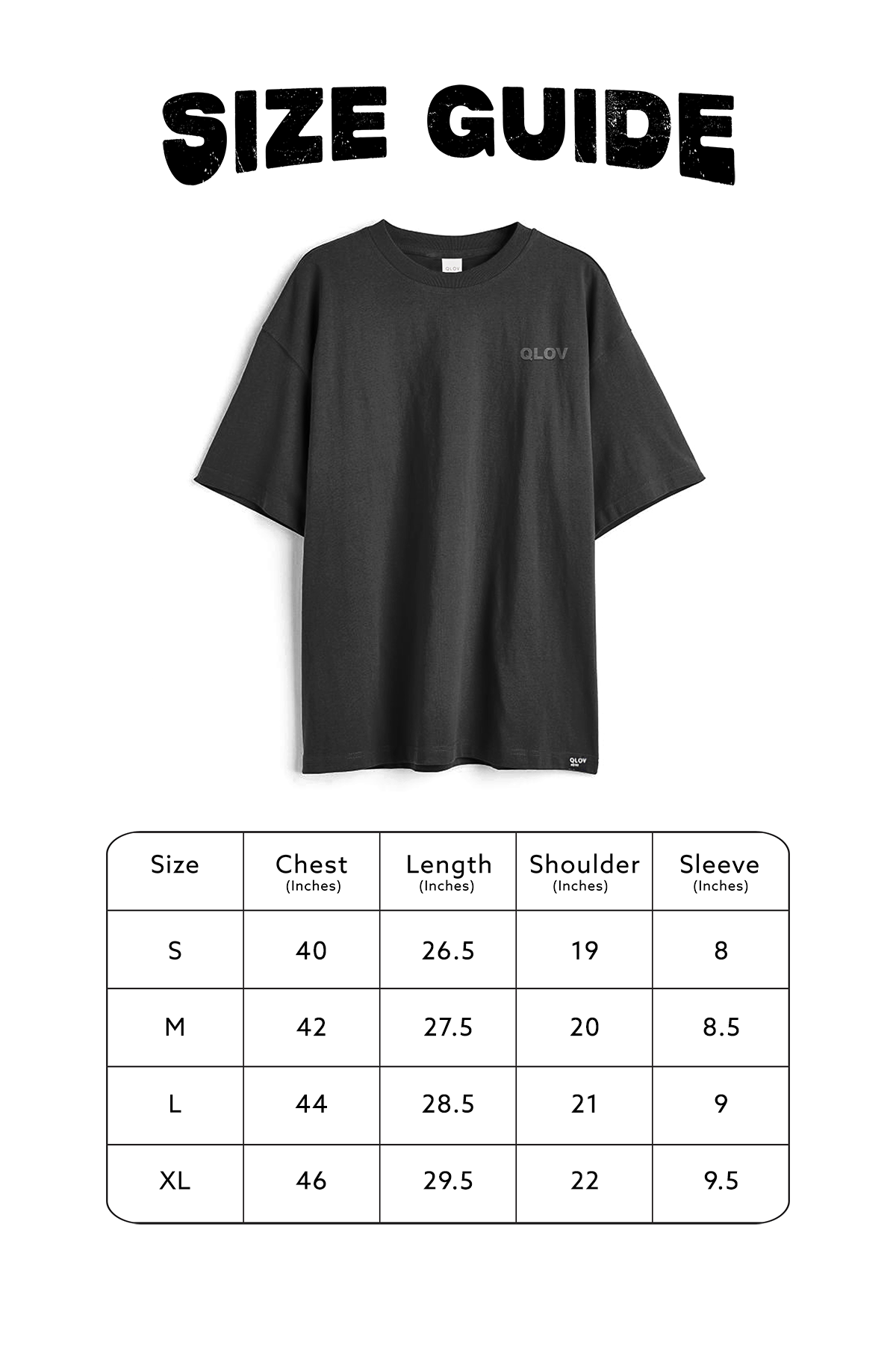 SOLID (ASH) OVERSIZED T-SHIRT