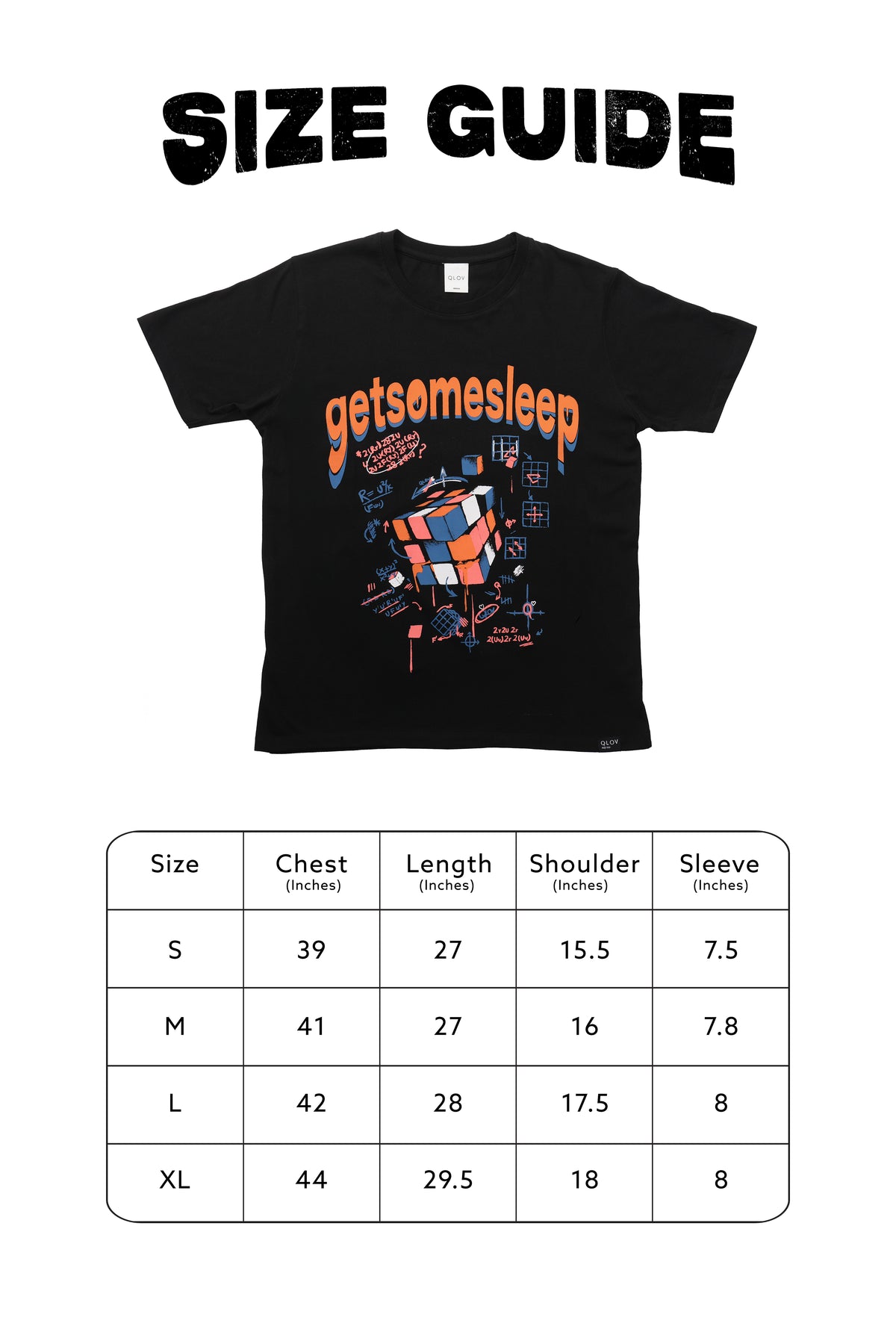 GETSOMESLEEP (BLACK) T-SHIRT