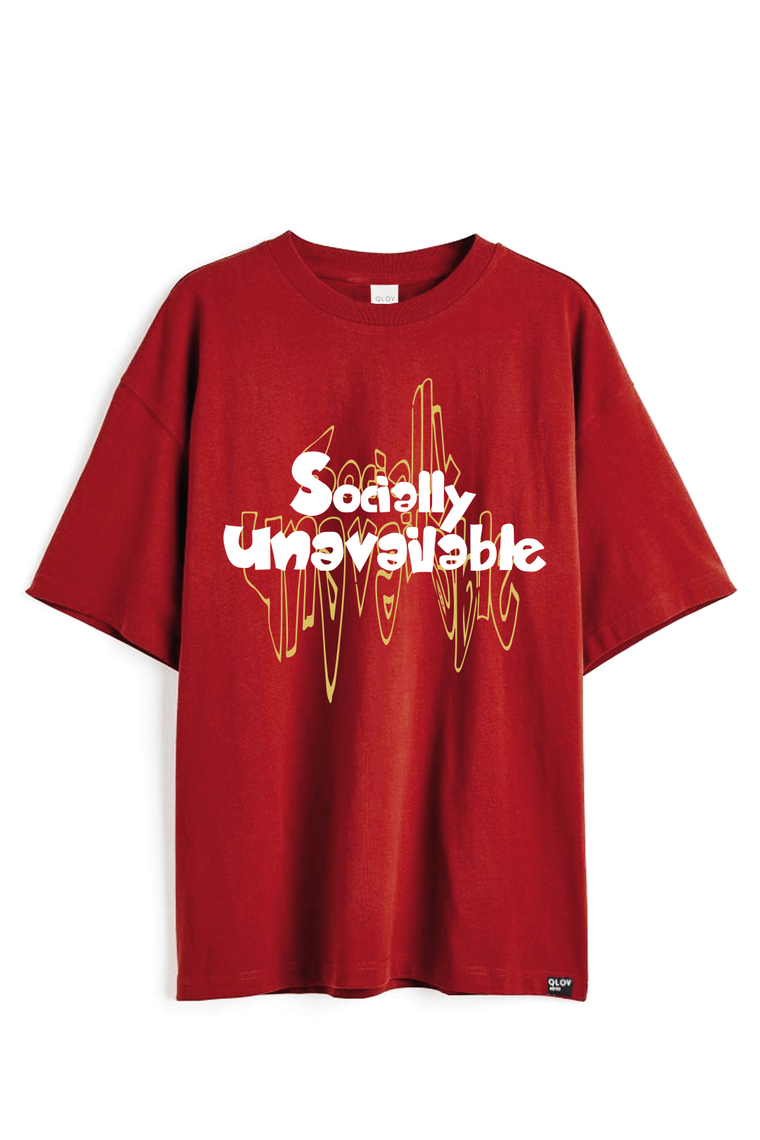 UNAVAILABLE (RED) OVERSIZED T-SHIRT